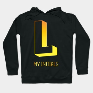 Letter L Letter Art Hoodie